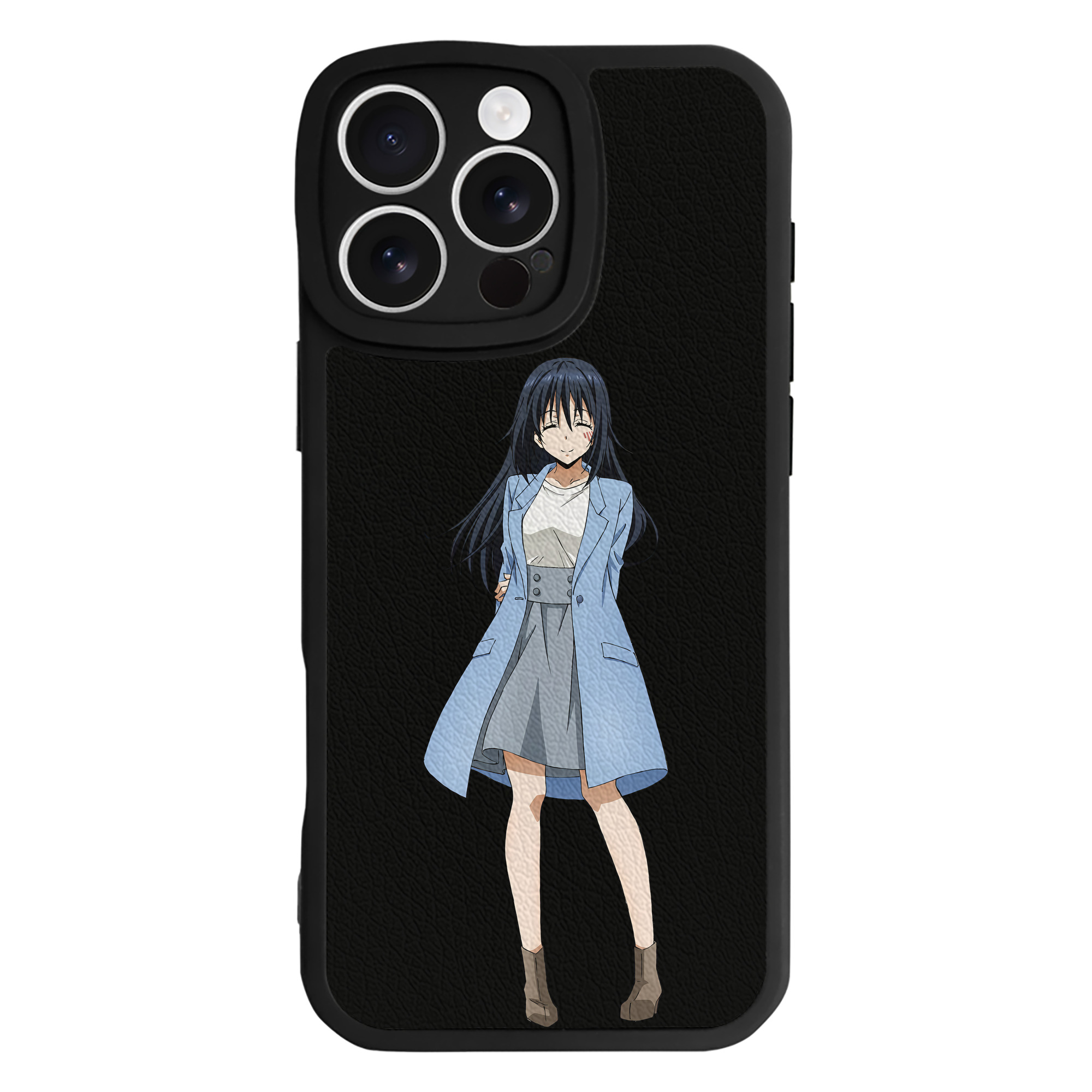 （画像用） 転スラ Regarding Reincarnated to Slime 【iPhone 16シリーズ対応】シリコンスマホケース（レザー調） 材質：シリコン